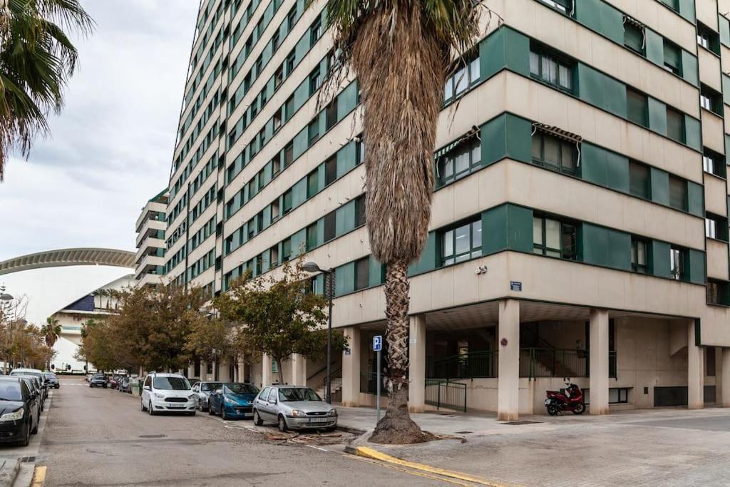 Valencia Las Artes Y Ciencias + Garaje + Netflix Buitenkant foto